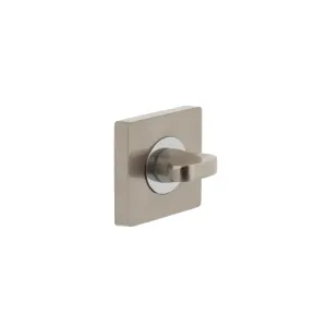 Bad/WC-Rosette Quadrat verdeckt 55x55x10mm Chrom/Nickel Matt | hanse-Griff.de