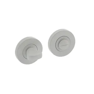 Bad/WC-Rosette verdeckt rund Ø52x10mm Weiss | hanse-Griff.de