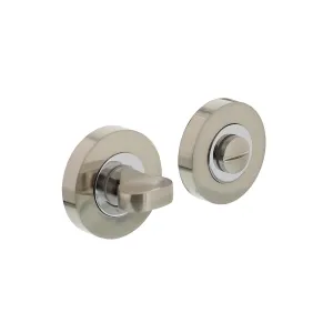 Bad/WC-Rosetten rund verdeckt Ø52x10mm und Stift 8x8mm Chrom/Nickel matt | hanse-Griff.de