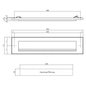 Briefkasten Chrom (0016.400001) | hanse-Griff.de