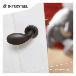 Türknauf Tropfenform Mattschwarz | Intersteel